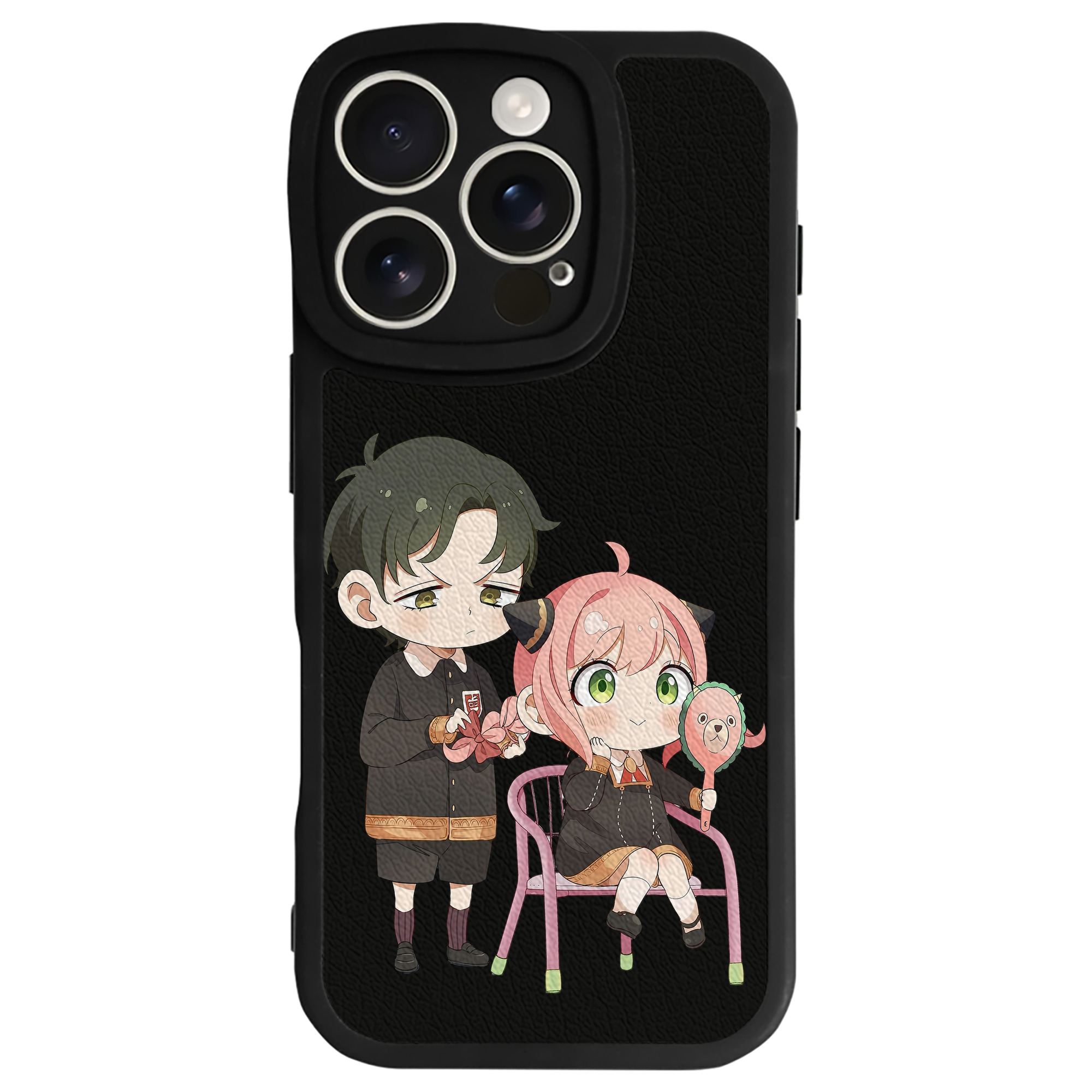 （画像用） SPY×FAMILY间谍家家酒 【iPhone 16シリーズ対応】シリコンスマホケース（レザー調） 材質：シリコン